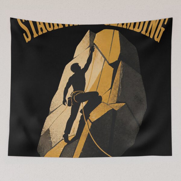 Item preview, Stackwall Climbing Since 1983 - Rock Climbing Graphic designed and sold by Barcud Designs.