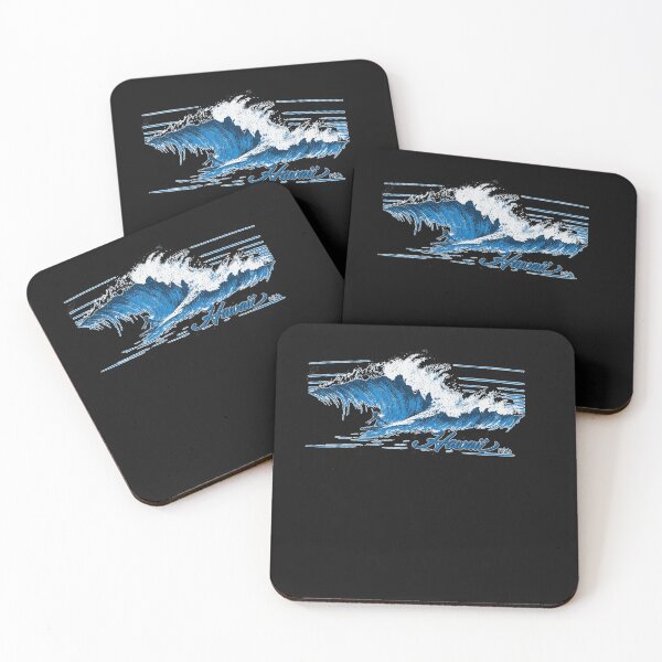 Item preview, Hawaii Surf Wave Vintage Blue Ocean Surfer Design designed and sold by Chives-Sor.