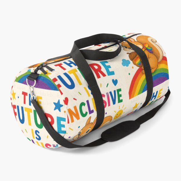 Item preview, The Future Is Inclusive – Rainbow Squirrel edition designed and sold by LuluLeb.