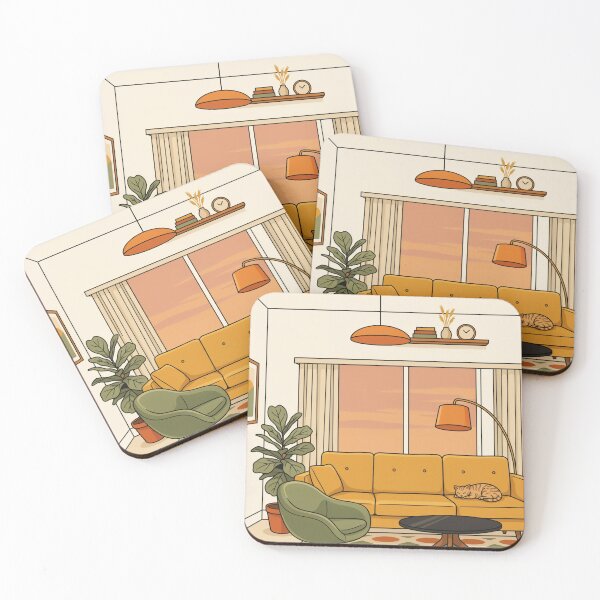 Item preview, Retro Room Aesthetic Vintage Home Decor designed and sold by gowalker.