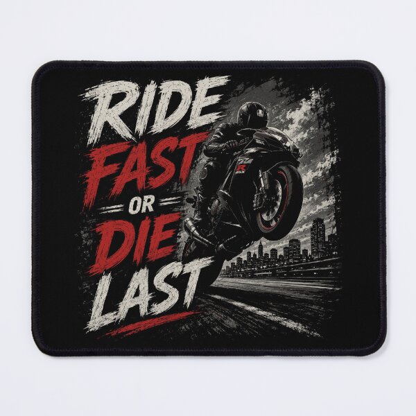 Item preview, Ride Fast Or Die Last Biker Design designed and sold by JalwaWear.