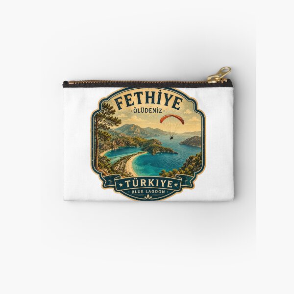 Item preview, Oludeniz Blue Lagoon Vintage Travel Badge | Fethiye Turkey Sticker designed and sold by DreamPaw Studio.