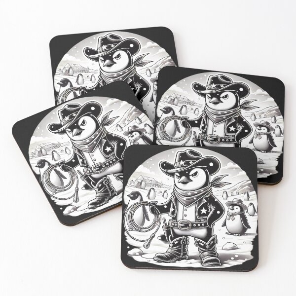 Item preview, Penguin Sheriff: Antarctic Lawman. designed and sold by Linework Studio.