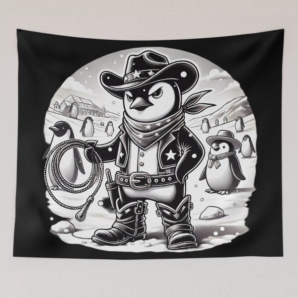 Item preview, Penguin Sheriff: Antarctic Lawman. designed and sold by Linework Studio.