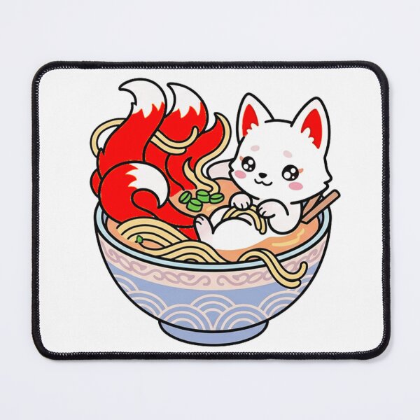 Item preview, Cute Chibi Kitsune Ramen designed and sold by YounexxART.