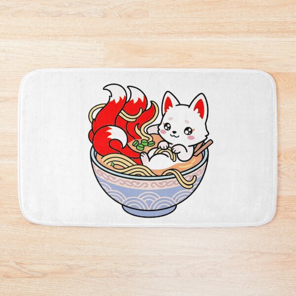 Item preview, Cute Chibi Kitsune Ramen designed and sold by YounexxART.