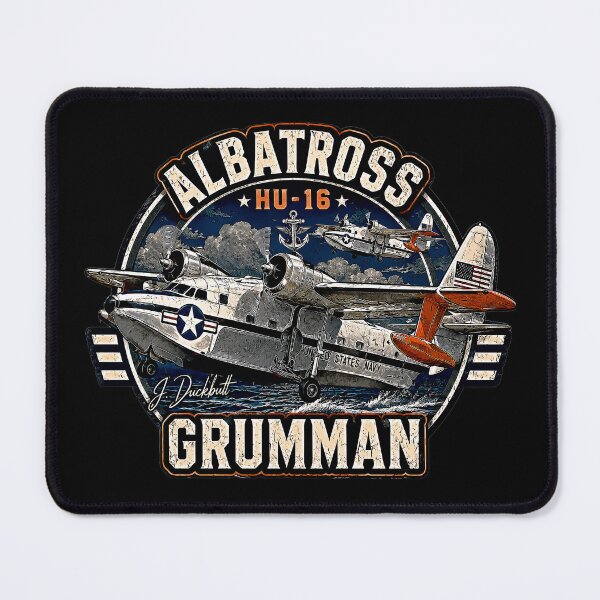 Item preview, Grumman HU-16 Albatross Vintage US Navy Amphibious Aircraft Retro Aviation Design designed and sold by Aerolovers.