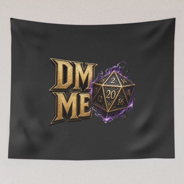 Item preview, DM Me | funny D&D graphic for Dungeon Masters designed and sold by tori-isCreating.