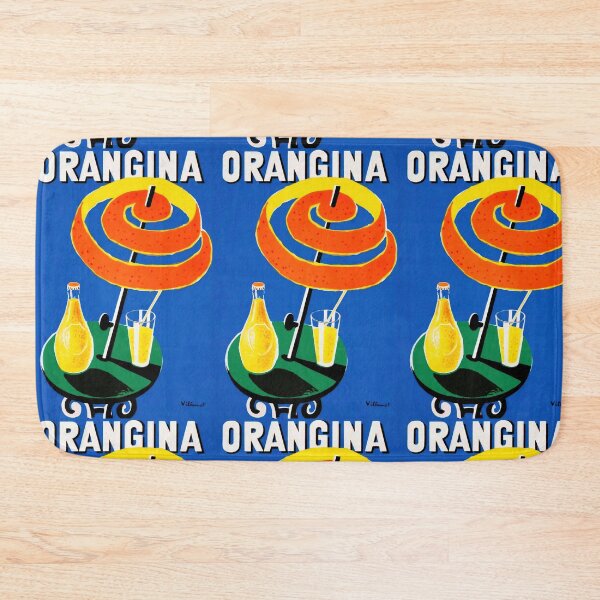 Item preview, Vintage Orangina Poster | Mid-Century Advertising Art | Bold Colors & Iconic Design | Villemot's Classic Citrus Beverage Print designed and sold by artofuniverse.