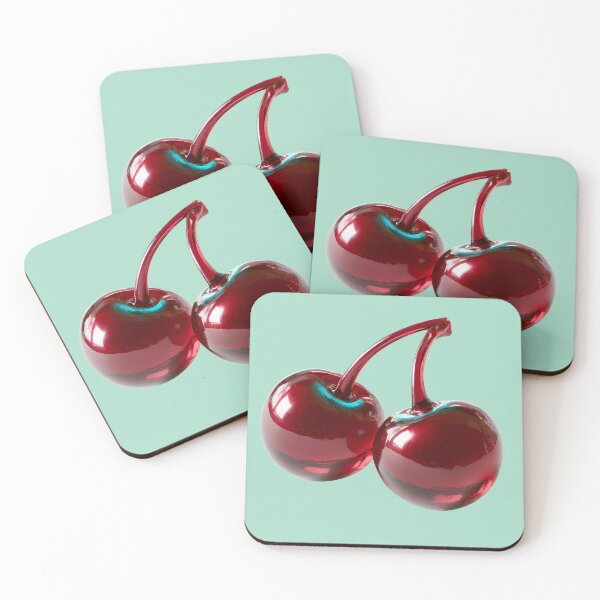 Item preview, Cherry Twins on Mint Breeze designed and sold by daila70.
