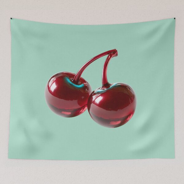 Item preview, Cherry Twins on Mint Breeze designed and sold by daila70.