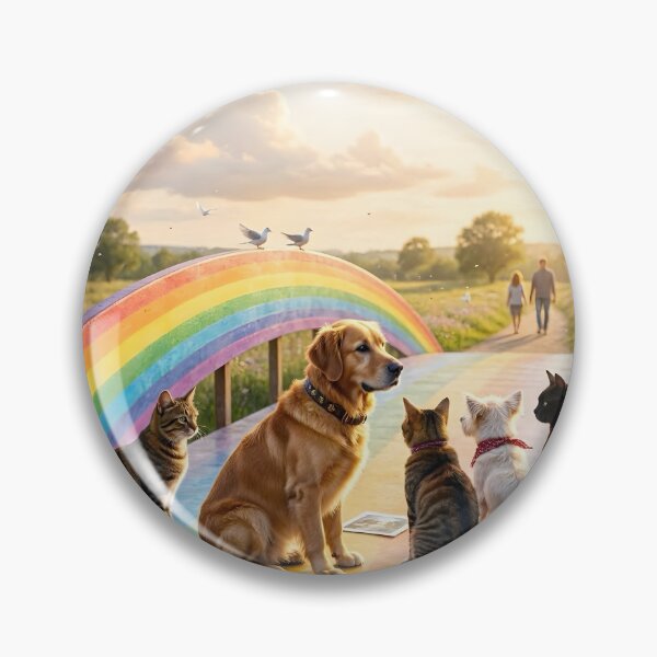 Item preview, Rainbow Bridge Pets at Peace designed and sold by Sybille-Yates.