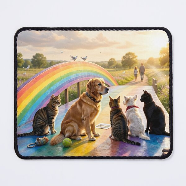 Item preview, Rainbow Bridge Pets at Peace designed and sold by Sybille-Yates.