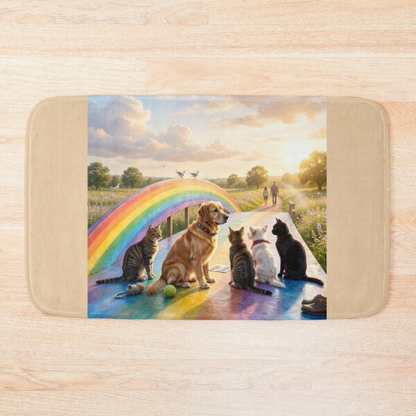 Item preview, Rainbow Bridge Pets at Peace designed and sold by Sybille-Yates.