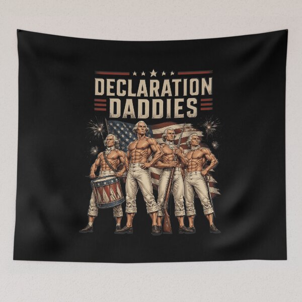 Item preview, Declaration Daddies 4th of July Founding Fathers Patriotic designed and sold by OlakunleOloroz.