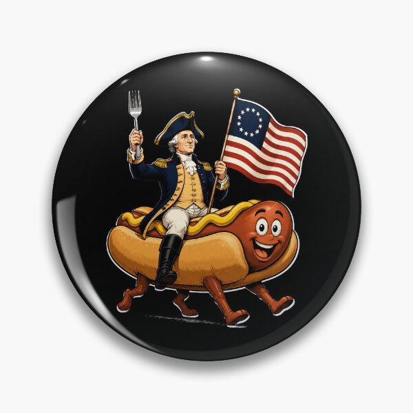 Item preview, Delaware Dog Funny George Washington Hotdog Patriotic designed and sold by OlakunleOloroz.