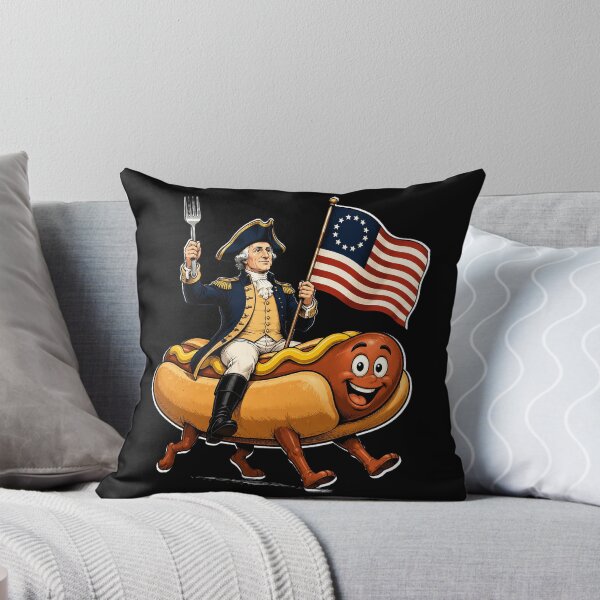 Item preview, Delaware Dog Funny George Washington Hotdog Patriotic designed and sold by OlakunleOloroz.