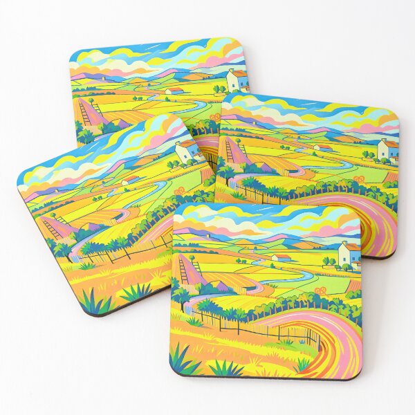 Item preview, Paisaje según David Hockney designed and sold by Vicky Brago-Mitchell®.