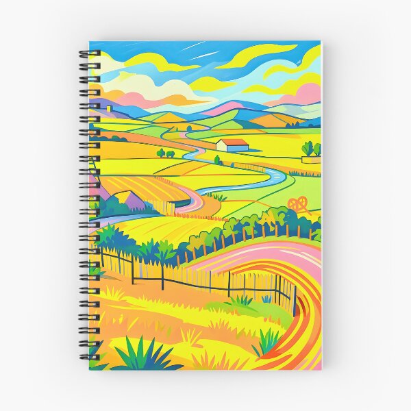 Item preview, Landscape After David Hockney designed and sold by Vicky Brago-Mitchell®.