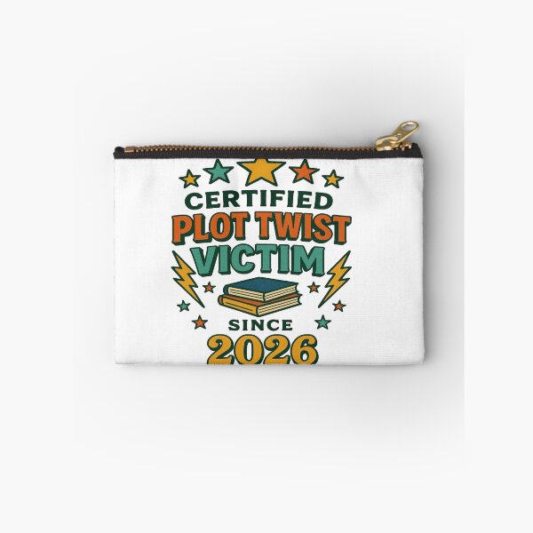 Item preview, Víctima certificada de giros argumentales desde 2026. Diseño divertido para lectores. designed and sold by BookedAndDesign.
