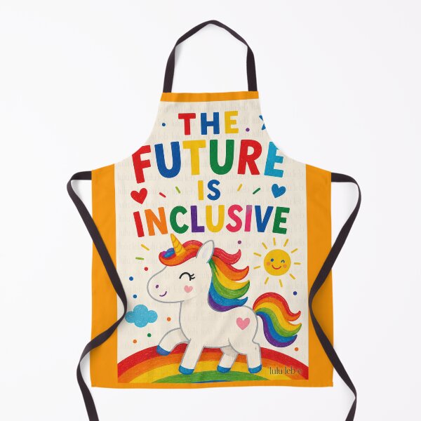 Item preview, The Future Is Inclusive – Rainbow Unicorn Edition designed and sold by LuluLeb.
