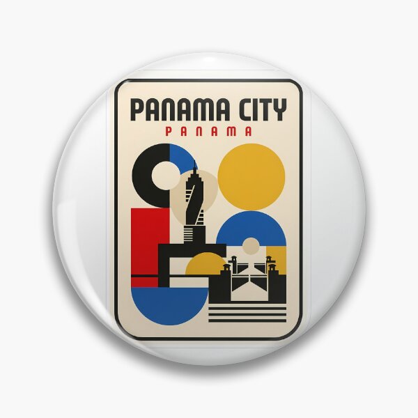 Item preview, Panama City Panama Retro Abstract Skyline designed and sold by k3rstman1.