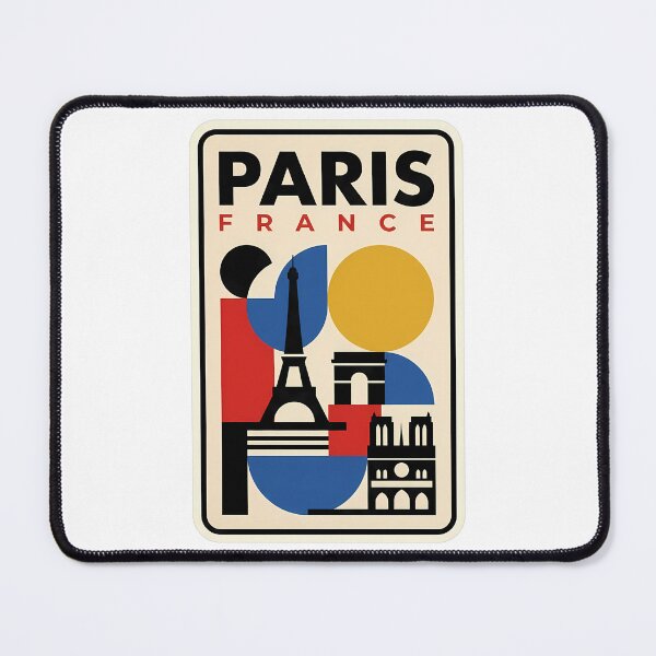 Item preview, Modern Bauhaus Paris France Travel Landmarks designed and sold by k3rstman1.