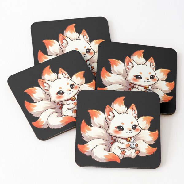Item preview, Cute Chibi Nine-Tails Fox designed and sold by YounexxART.