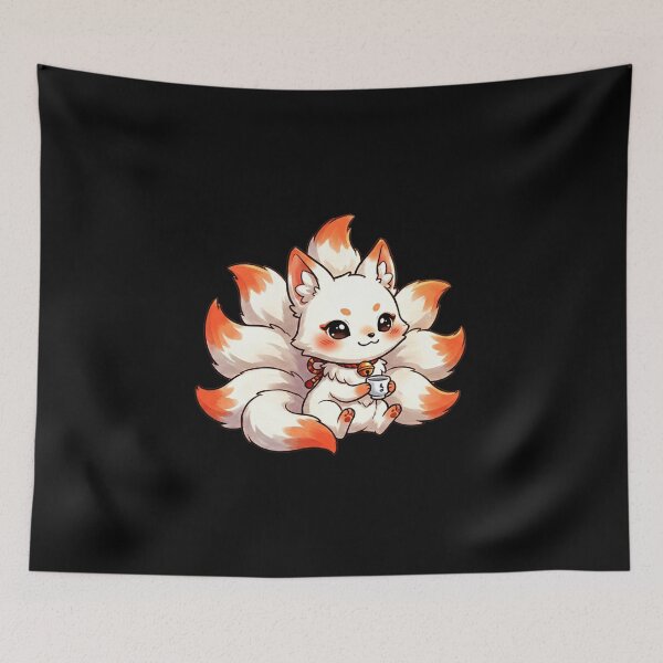 Item preview, Cute Chibi Nine-Tails Fox designed and sold by YounexxART.