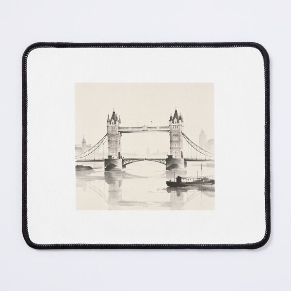 Item preview, London famous landmarks drawing Tower Bridge designed and sold by carlsmart1.