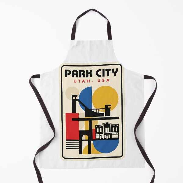 Item preview, Park City Utah Retro Geometric Mountain Scene designed and sold by k3rstman1.