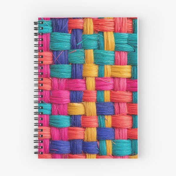 Item preview, Vibrant Raffia Weave Textile Pattern designed and sold by frumixart.