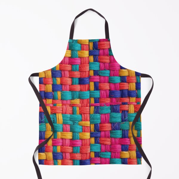 Item preview, Vibrant Raffia Weave Textile Pattern designed and sold by frumixart.