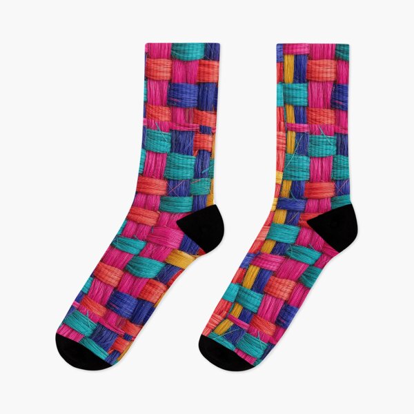 Item preview, Vibrant Raffia Weave Textile Pattern designed and sold by frumixart.