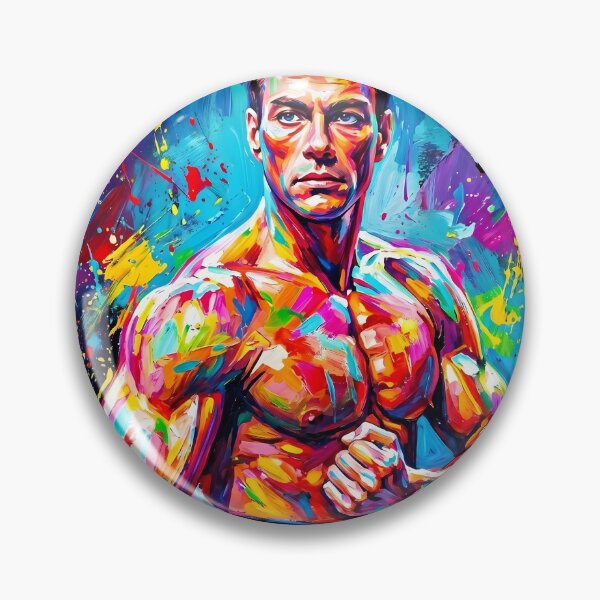 Item preview, Colorful Martial Arts Fighter Portrait drawing  designed and sold by ARTROGAN.