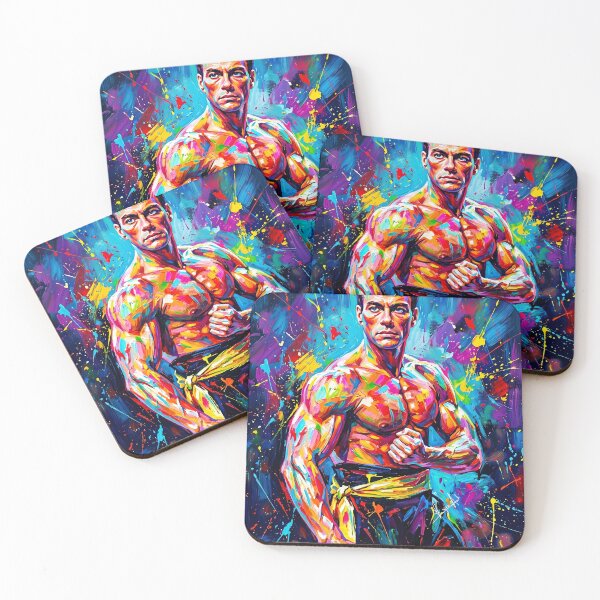 Item preview, Colorful Martial Arts Fighter Portrait drawing  designed and sold by ARTROGAN.