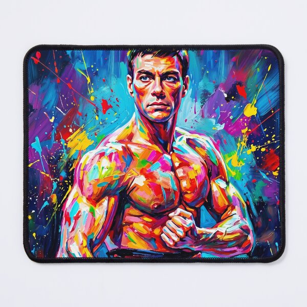 Item preview, Colorful Martial Arts Fighter Portrait drawing designed and sold by ARTROGAN.