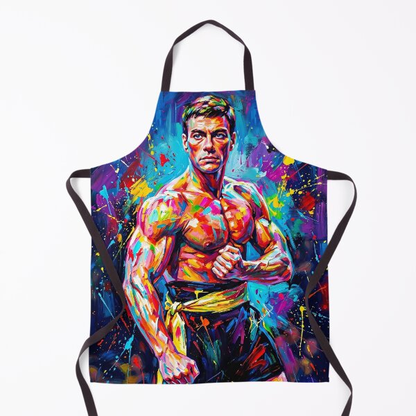Item preview, Colorful Martial Arts Fighter Portrait drawing  designed and sold by ARTROGAN.