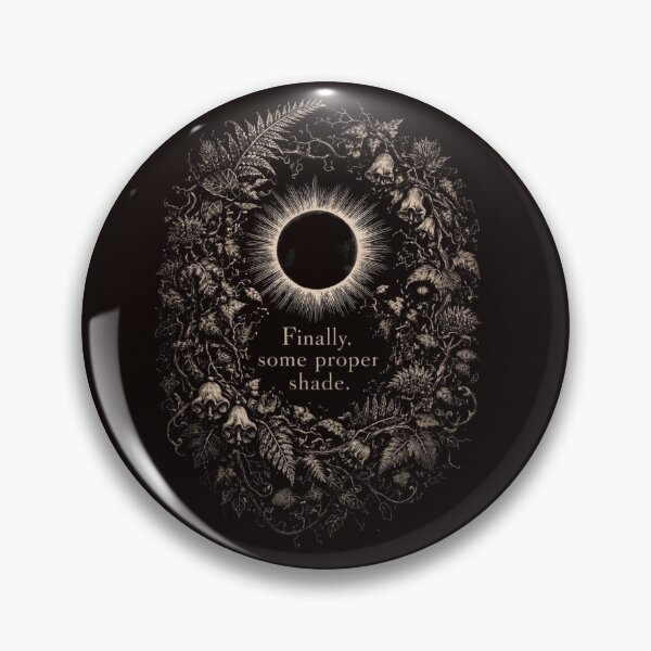 Item preview, Finally Some Proper Shade Total Solar Eclipse Gothic Wreath designed and sold by Print Loft.
