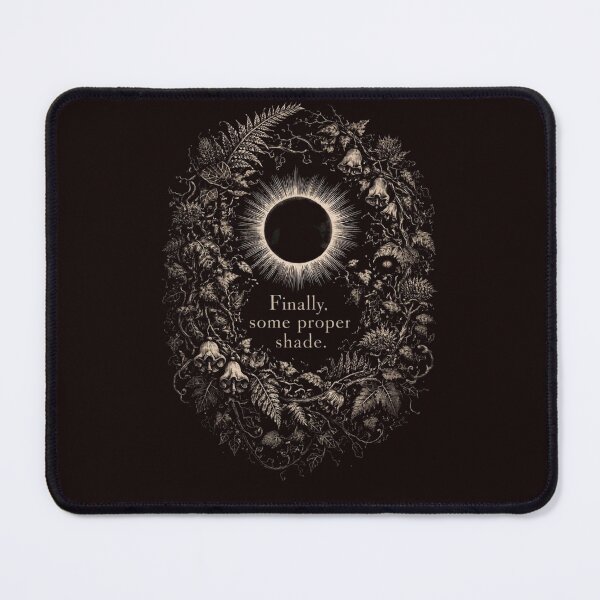 Item preview, Finally Some Proper Shade Total Solar Eclipse Gothic Wreath designed and sold by Print Loft.