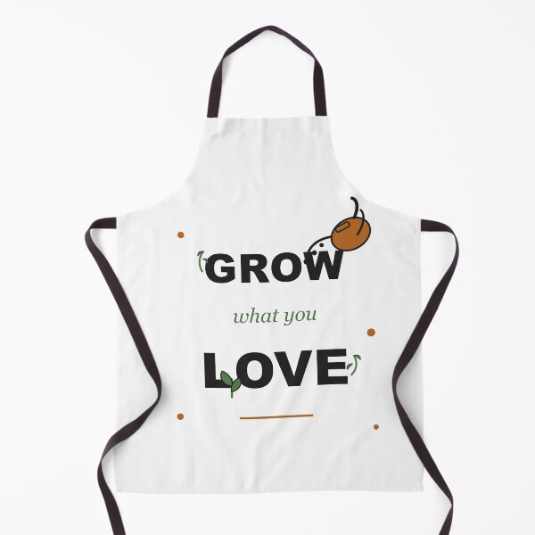 Item preview, Grow What You Love Plant Lover Typography Poster designed and sold by Mega-Shopping.