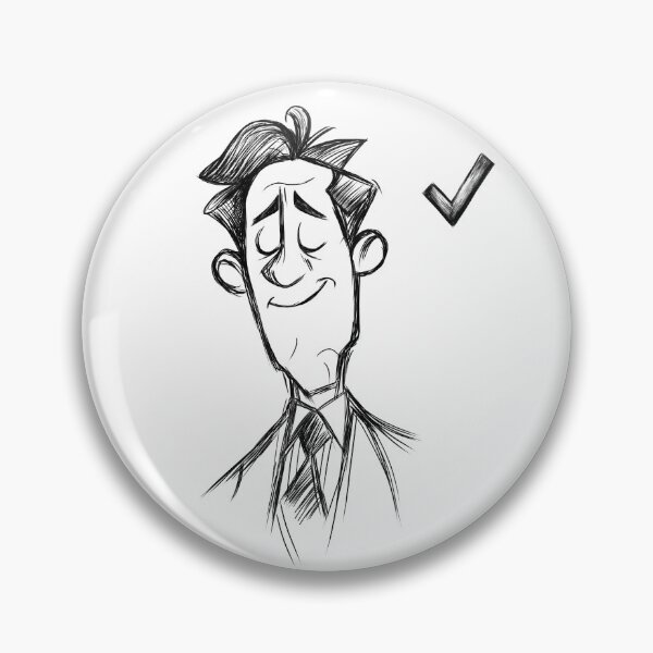 Item preview, Satisfied Face with Check Mark | Happy Day Expression Gift designed and sold by FMproject.