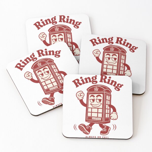 Item preview,  Ring Ring Always On Call - British Phone box Graphic designed and sold by Barcud Designs.