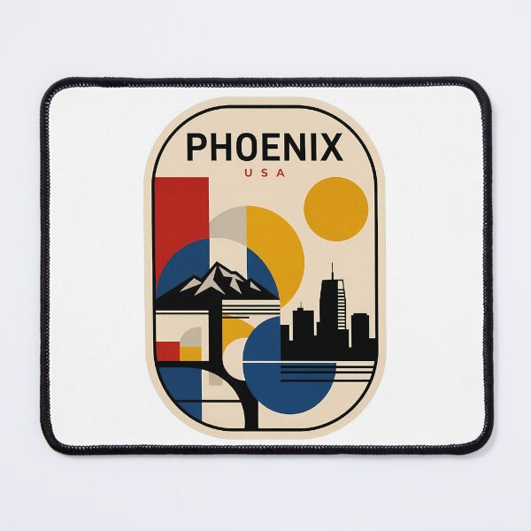 Item preview, Retro Phoenix Arizona Geometric City Skyline designed and sold by k3rstman1.
