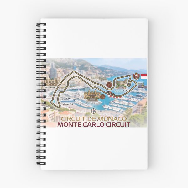 Item preview, Circuit de Monaco Map Art – Vintage Monte Carlo Track Illustration designed and sold by mentosdesigner.