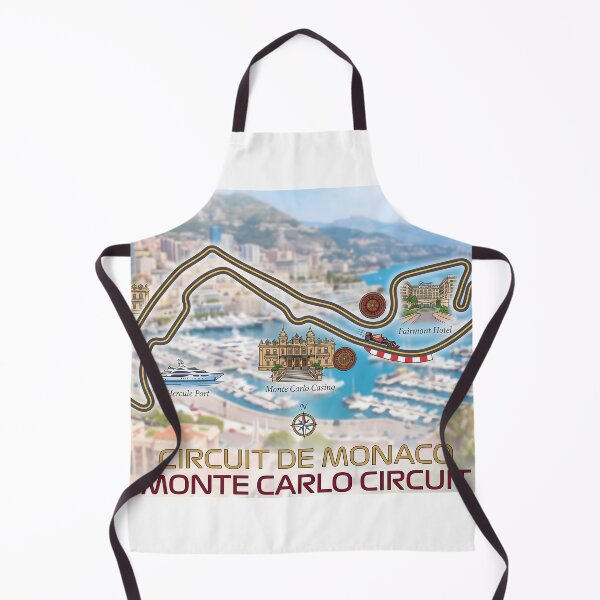 Item preview, Circuit de Monaco Map Art – Vintage Monte Carlo Track Illustration designed and sold by mentosdesigner.