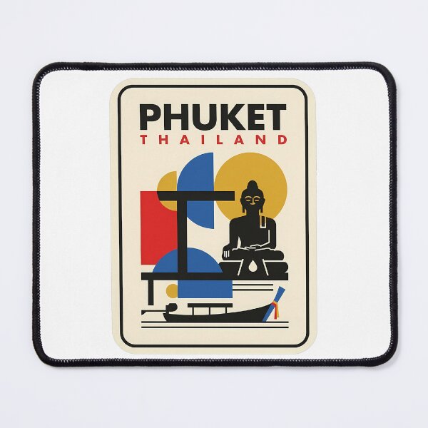 Item preview, Retro Phuket Thailand Big Buddha Longtail Boat designed and sold by k3rstman1.