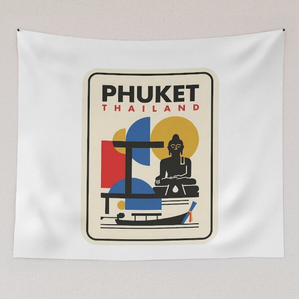 Item preview, Retro Phuket Thailand Big Buddha Longtail Boat designed and sold by k3rstman1.