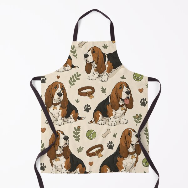 Item preview, Basset Hound Bliss – Cute Dog Lover Seamless Pattern designed and sold by blankTeeShirt.