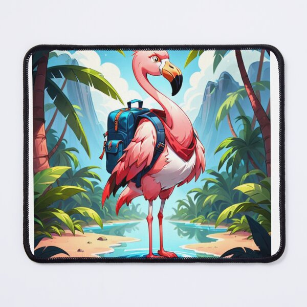 Item preview, Adventurous flamingo designed and sold by ZeusGallery.